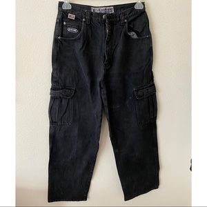 Culture dark black jeans with side pockets